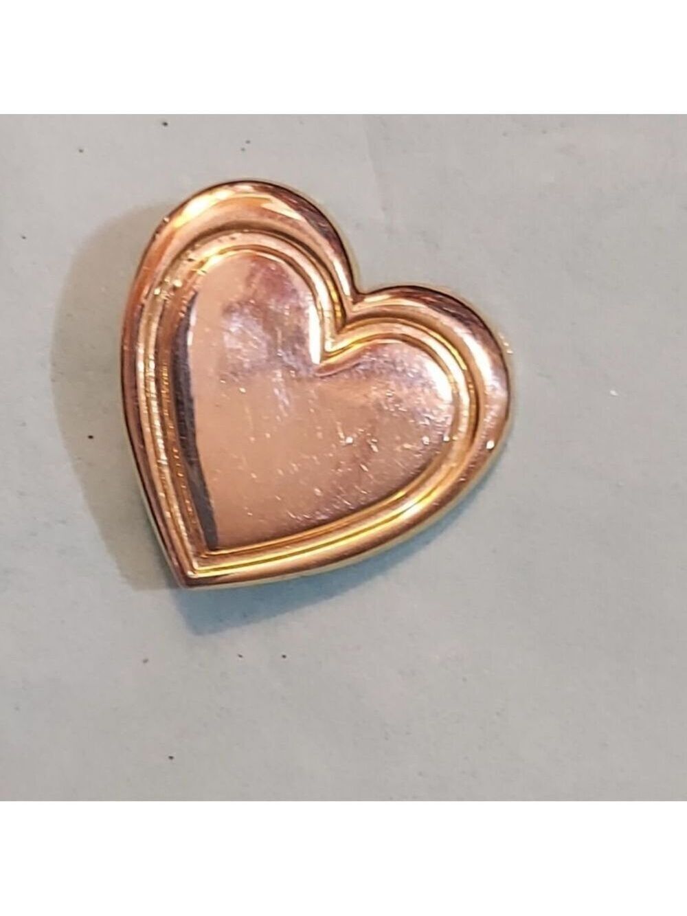 Vintage 90s Variety Club Gold Tone Heart Lapel Pin